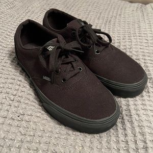 Black laced vans